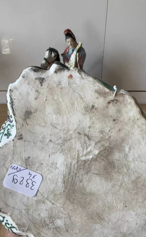 古玩陶瓷粉彩花卉瓷佛真品鑒賞圖