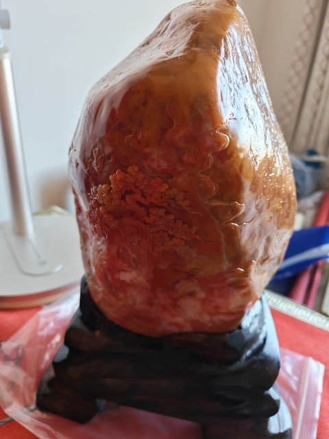 古玩雜項老撾石擺件真品鑒賞圖