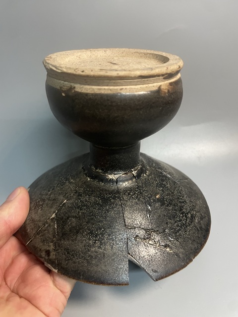 古玩陶瓷耀州窯唾壺拍賣，當前價格5000元