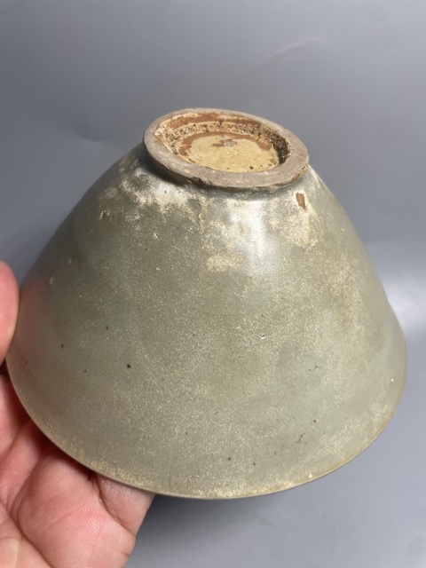 古玩陶瓷耀州窯盞真品鑒賞圖