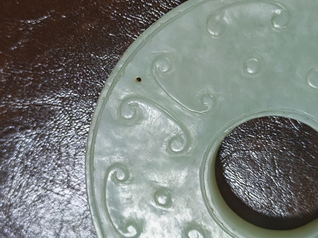 古玩玉器帶工璧真品鑒賞圖
