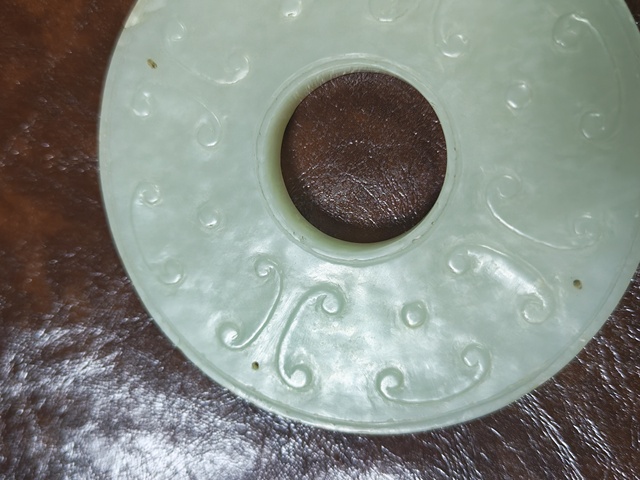 古玩玉器帶工璧真品鑒賞圖