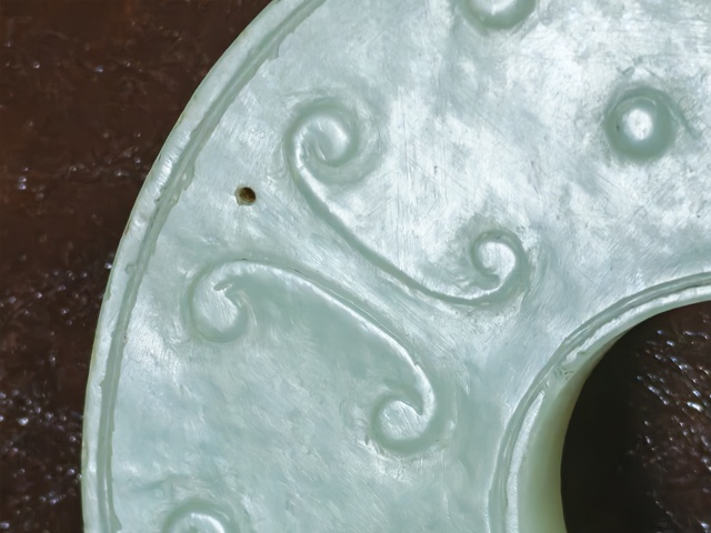 古玩玉器帶工璧真品鑒賞圖