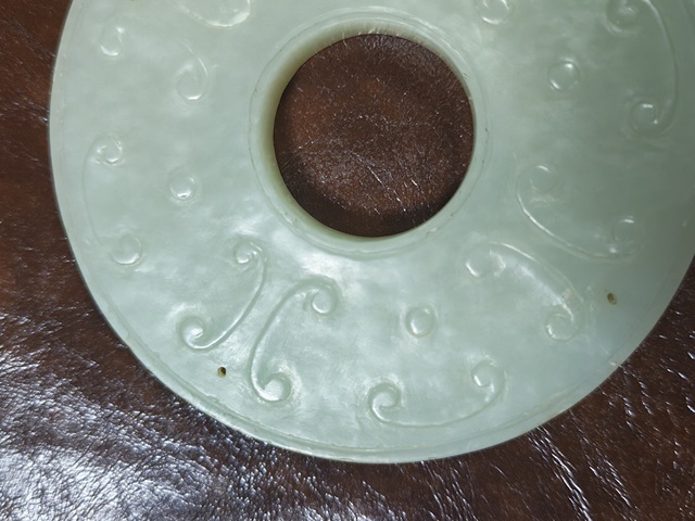 古玩玉器帶工璧真品鑒賞圖