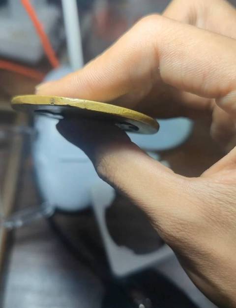 古玩錢幣咸豐寶蘇當百真品鑒賞圖