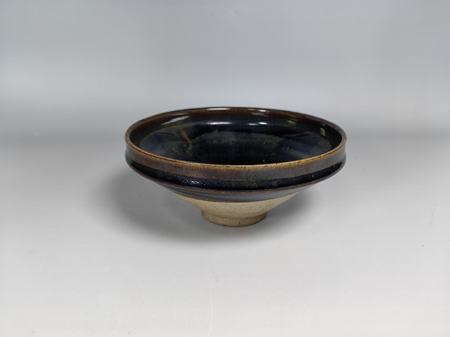 古玩陶瓷宋元耀州窯窯變釉茶入真品鑒賞圖