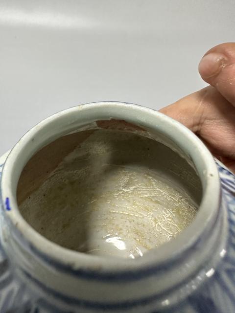 古玩陶瓷青花人物故事紋蓋罐真品鑒賞圖