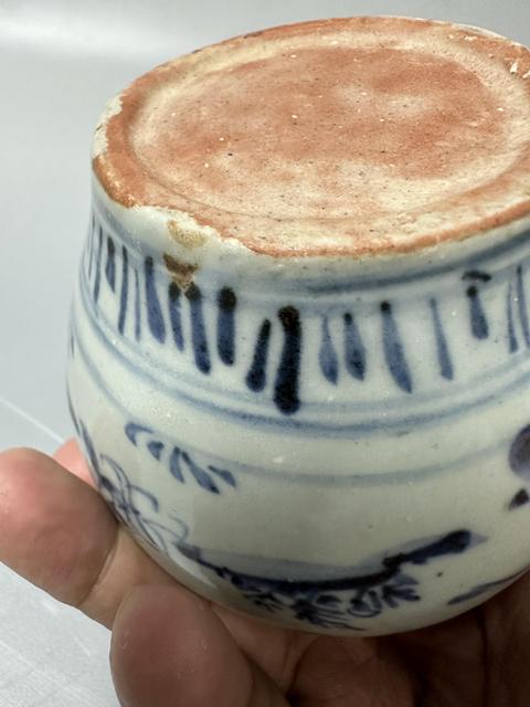 古玩陶瓷青花人物故事紋蓋罐真品鑒賞圖