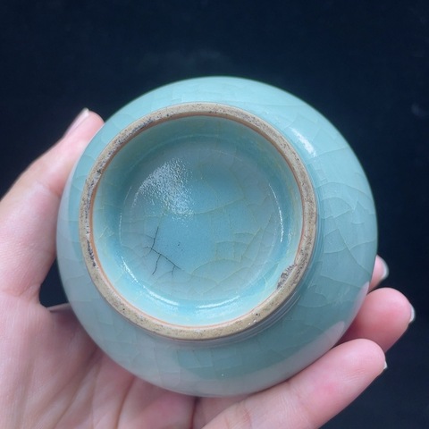 古玩陶瓷青釉箸瓶真品鑒賞圖