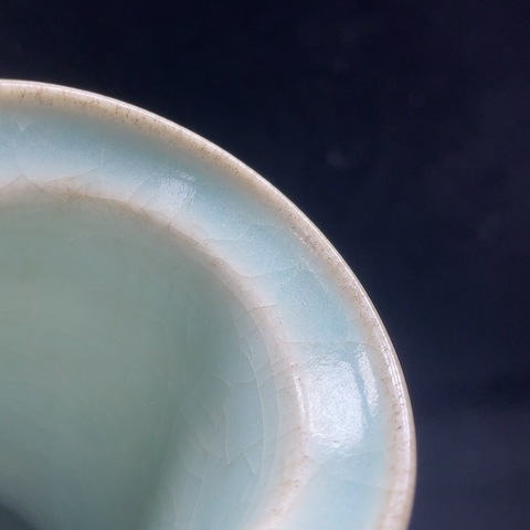 古玩陶瓷青釉箸瓶真品鑒賞圖