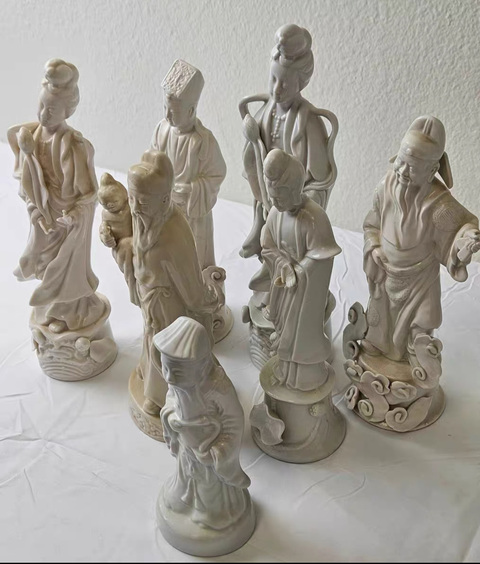 古玩陶瓷人物塑像真品鑒賞圖