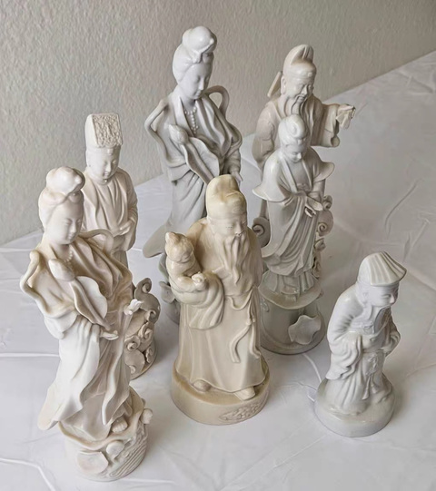 古玩陶瓷人物塑像真品鑒賞圖