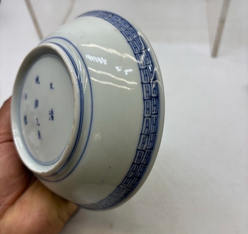 古玩陶瓷青花盤真品鑒賞圖