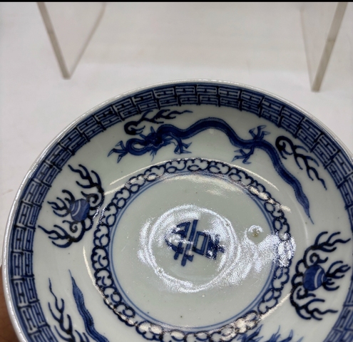古玩陶瓷青花盤真品鑒賞圖