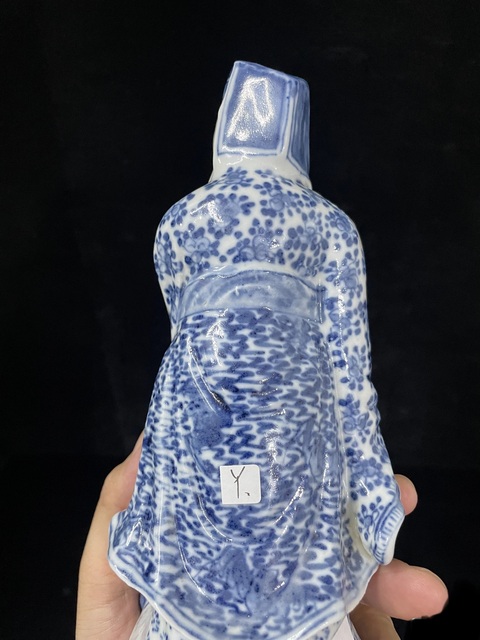 古玩陶瓷青花人物瓷塑像拍賣,當前價格1888元