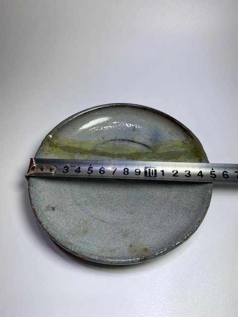 古玩陶瓷鈞窯天藍釉圓口洗真品鑒賞圖