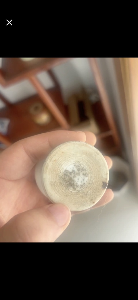 古玩陶瓷二甲傳臚粉彩渣斗真品鑒賞圖
