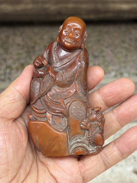 古玩雜項壽山石擺件真品鑒賞圖