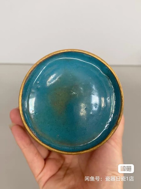 古玩陶瓷景泰藍掐絲琺瑯彩觀音瓶真品鑒賞圖