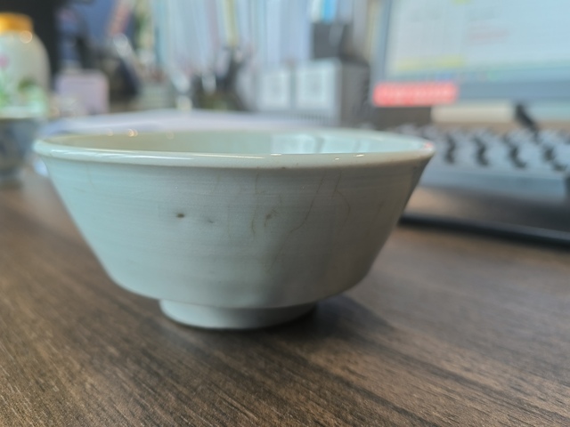 古玩陶瓷青白釉茶碗真品鑒賞圖