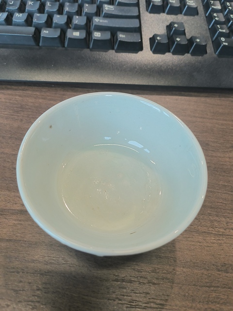 古玩陶瓷青白釉茶碗真品鑒賞圖