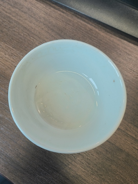 古玩陶瓷青白釉茶碗真品鑒賞圖