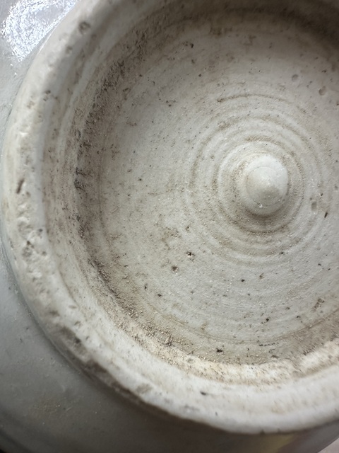 古玩陶瓷花卉紋青花碗標本真品鑒賞圖