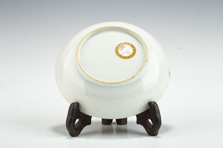 古玩陶瓷清乾隆·粉彩花卉紋杯碟一套真品鑒賞圖