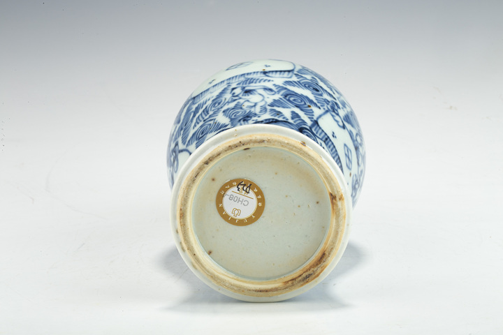 古玩陶瓷清早·青花嬰戲紋雞腿瓶拍賣，當(dāng)前價(jià)格2016元