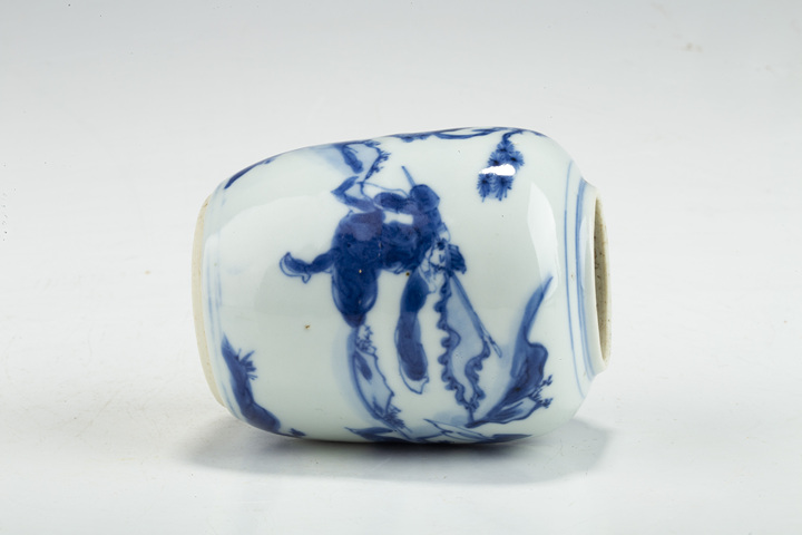 古玩陶瓷明晚·青花人物故事紋茶入拍賣，當(dāng)前價(jià)格36016元