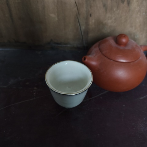 古玩陶瓷晚明德化白釉杯拍賣,當前價格28元