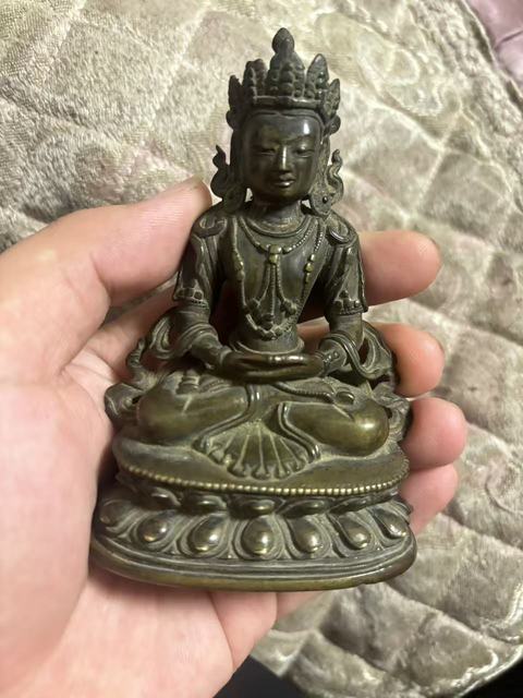 古玩雜項金銅佛像真品鑒賞圖