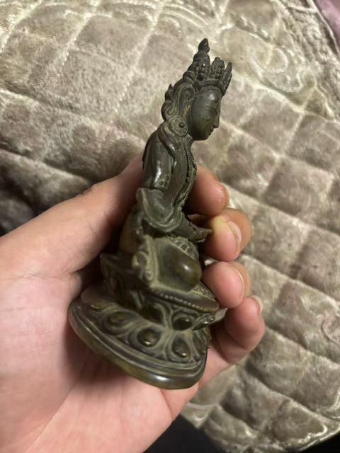 古玩雜項金銅佛像真品鑒賞圖