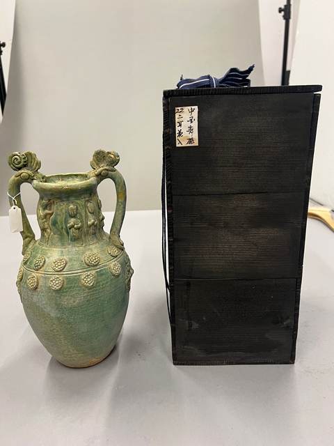 古玩陶瓷雙龍尊真品鑒賞圖