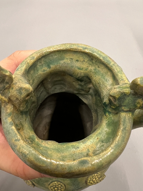 古玩陶瓷雙龍尊真品鑒賞圖