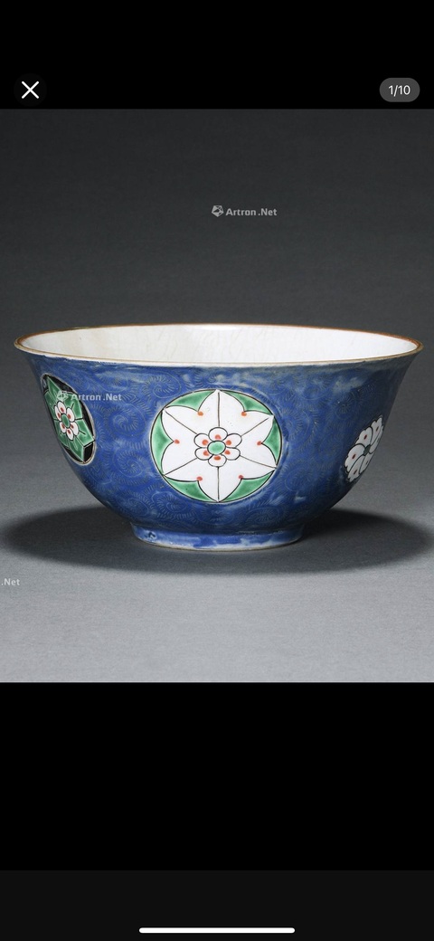 古玩陶瓷粉彩碗真品鑒賞圖