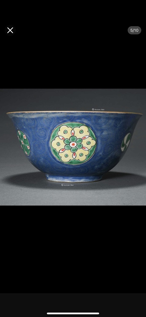 古玩陶瓷粉彩碗真品鑒賞圖