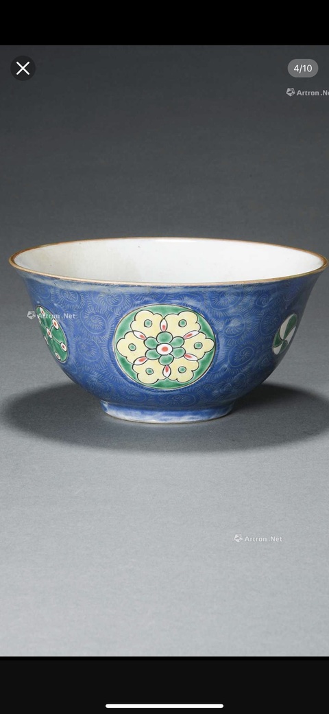 古玩陶瓷粉彩碗真品鑒賞圖