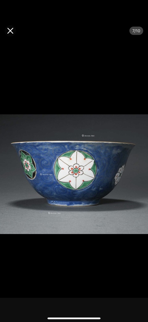 古玩陶瓷粉彩碗真品鑒賞圖