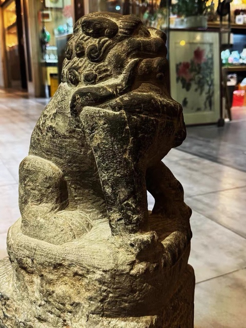 古玩雜項石獅真品鑒賞圖