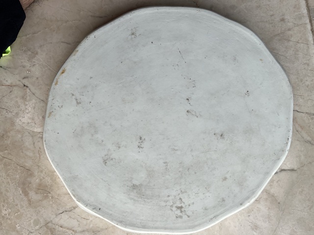 古玩陶瓷粉彩花鳥紋茶盤真品鑒賞圖