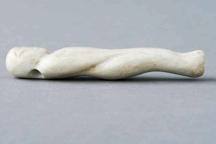 古玩玉器地方料人物題材掛件真品鑒賞圖