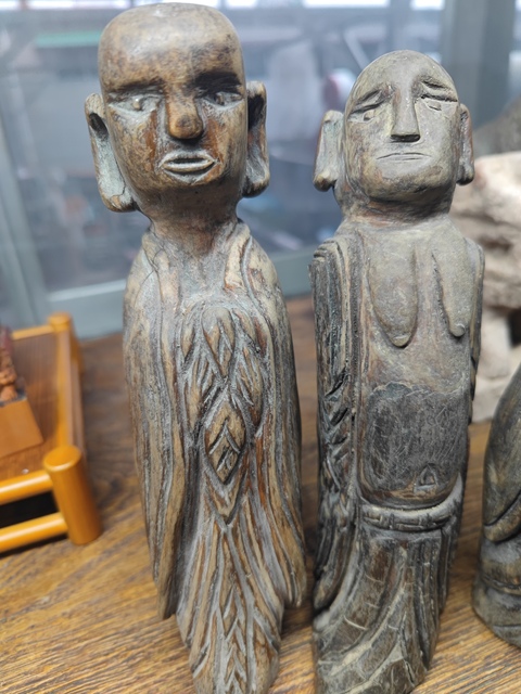 古玩雜項少數民族地區的木雕人物造像真品鑒賞圖