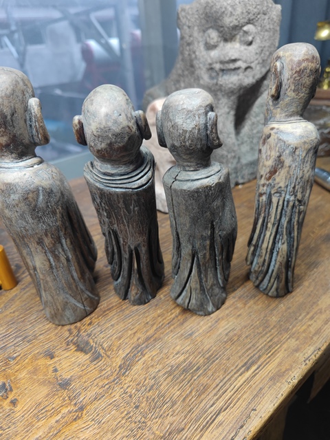 古玩雜項少數民族地區的木雕人物造像真品鑒賞圖