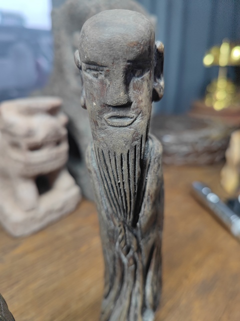 古玩雜項少數民族地區的木雕人物造像真品鑒賞圖