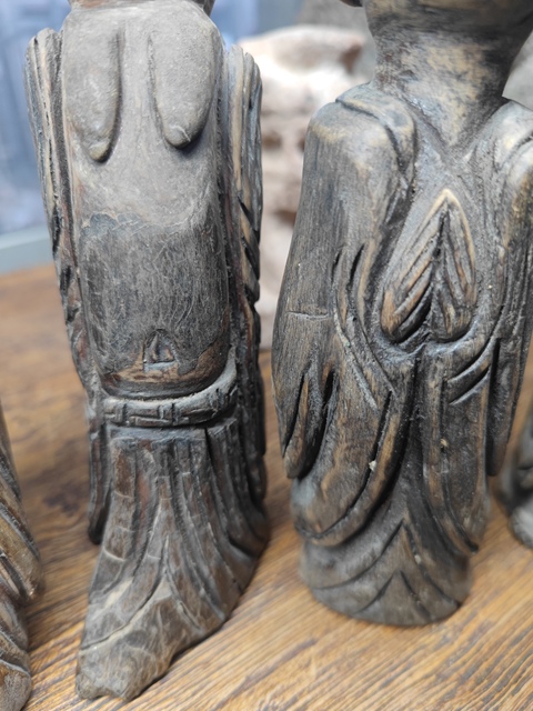 古玩雜項少數民族地區的木雕人物造像真品鑒賞圖