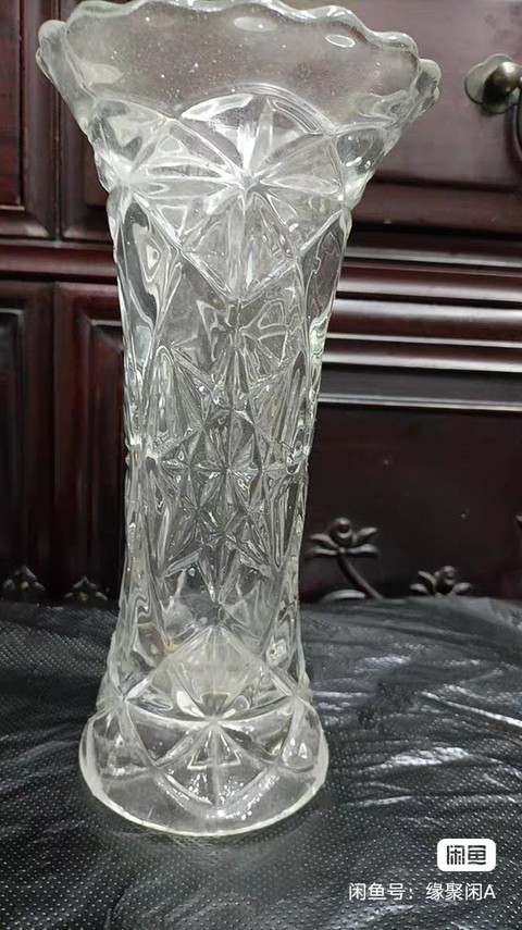 古玩玉器琉璃花插真品鑒賞圖