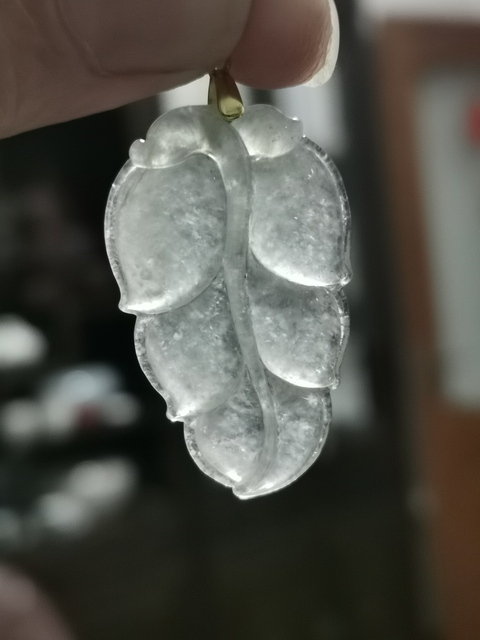 古玩玉器天然翡翠雕件真品鑒賞圖