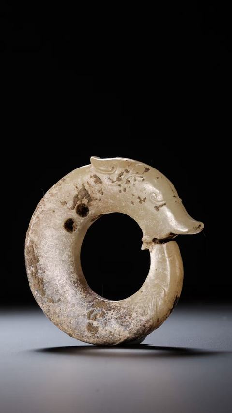 古玩玉器仿古玉龍真品鑒賞圖