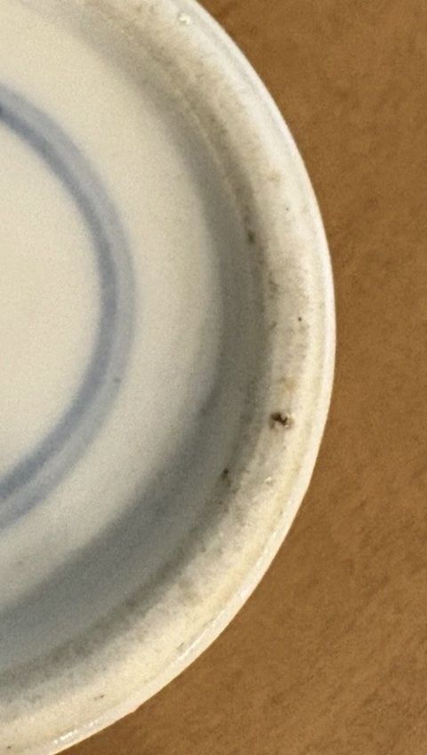 古玩陶瓷青花留白冰梅紋花觚真品鑒賞圖